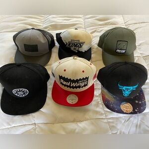 Collection of Six Stylish Caps